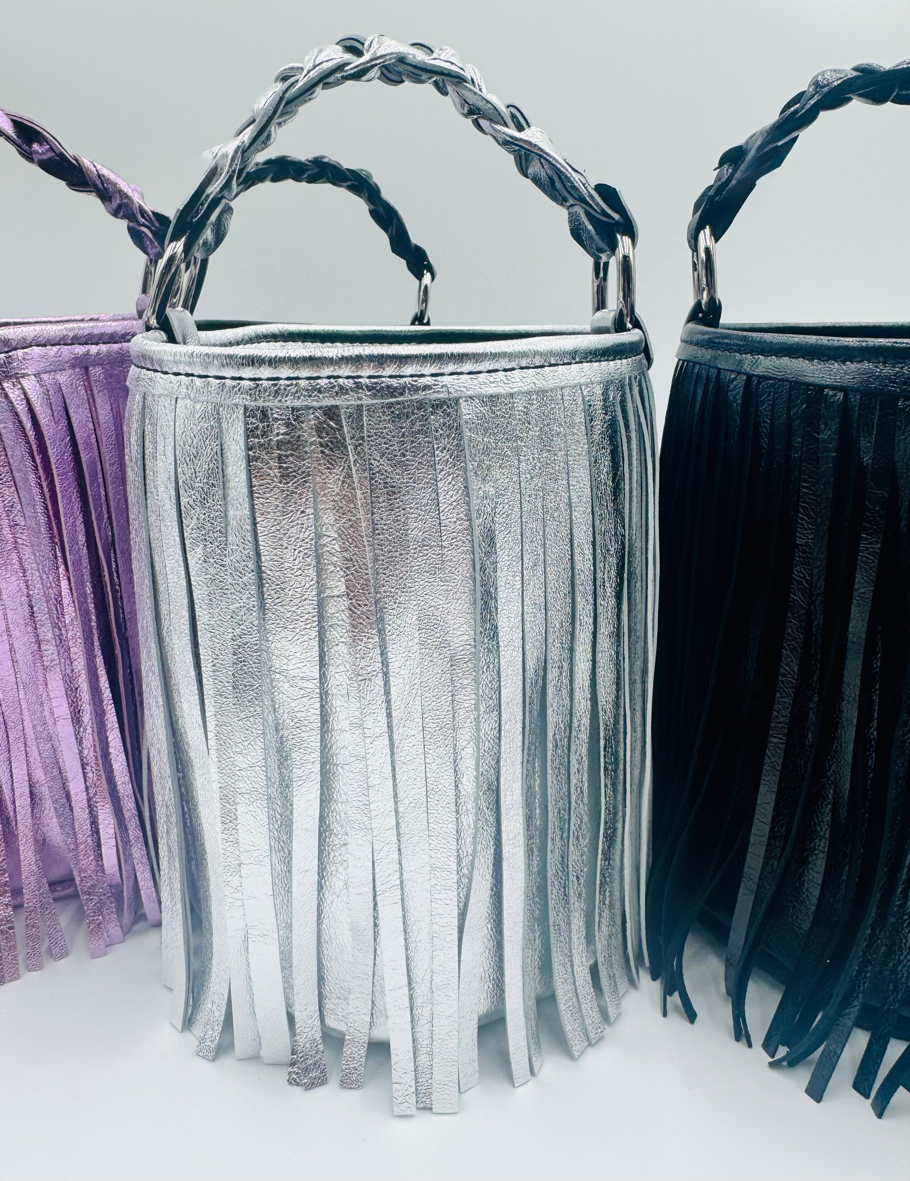 Fringed Bucket Bag