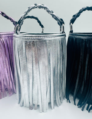 Fringed Bucket Bag