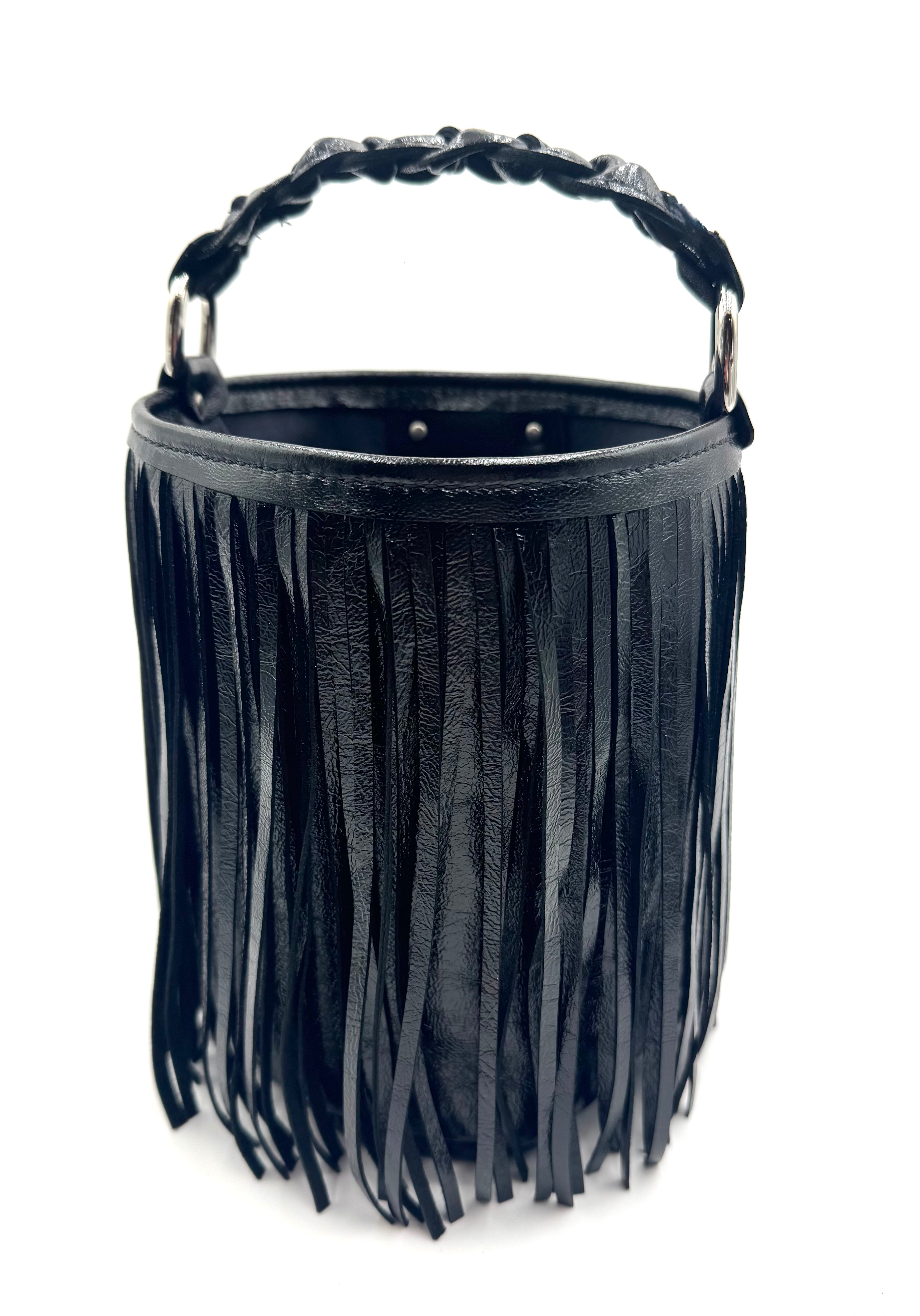 Fringed Bucket Bag