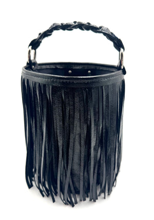 Fringed Bucket Bag