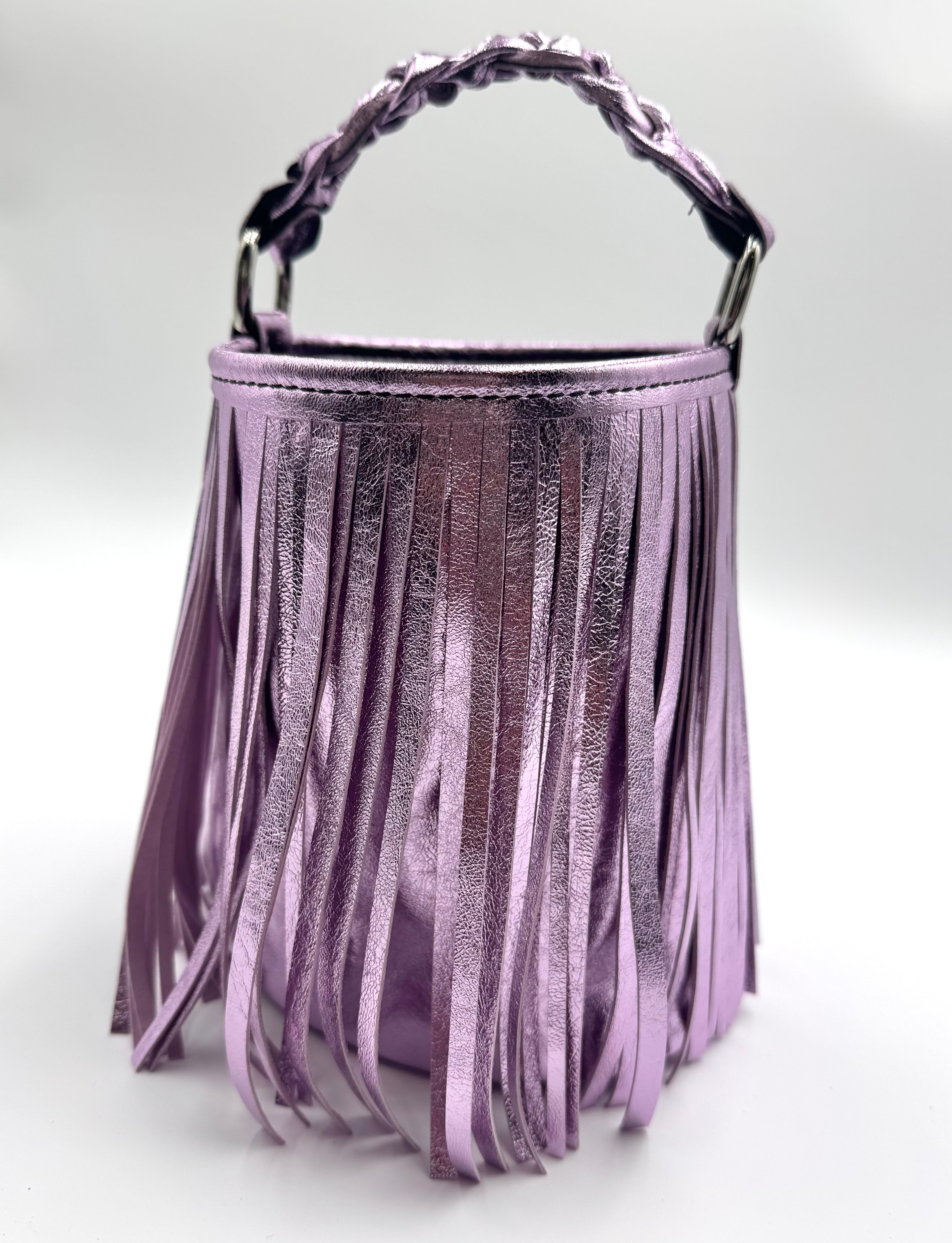 Fringed Bucket Bag