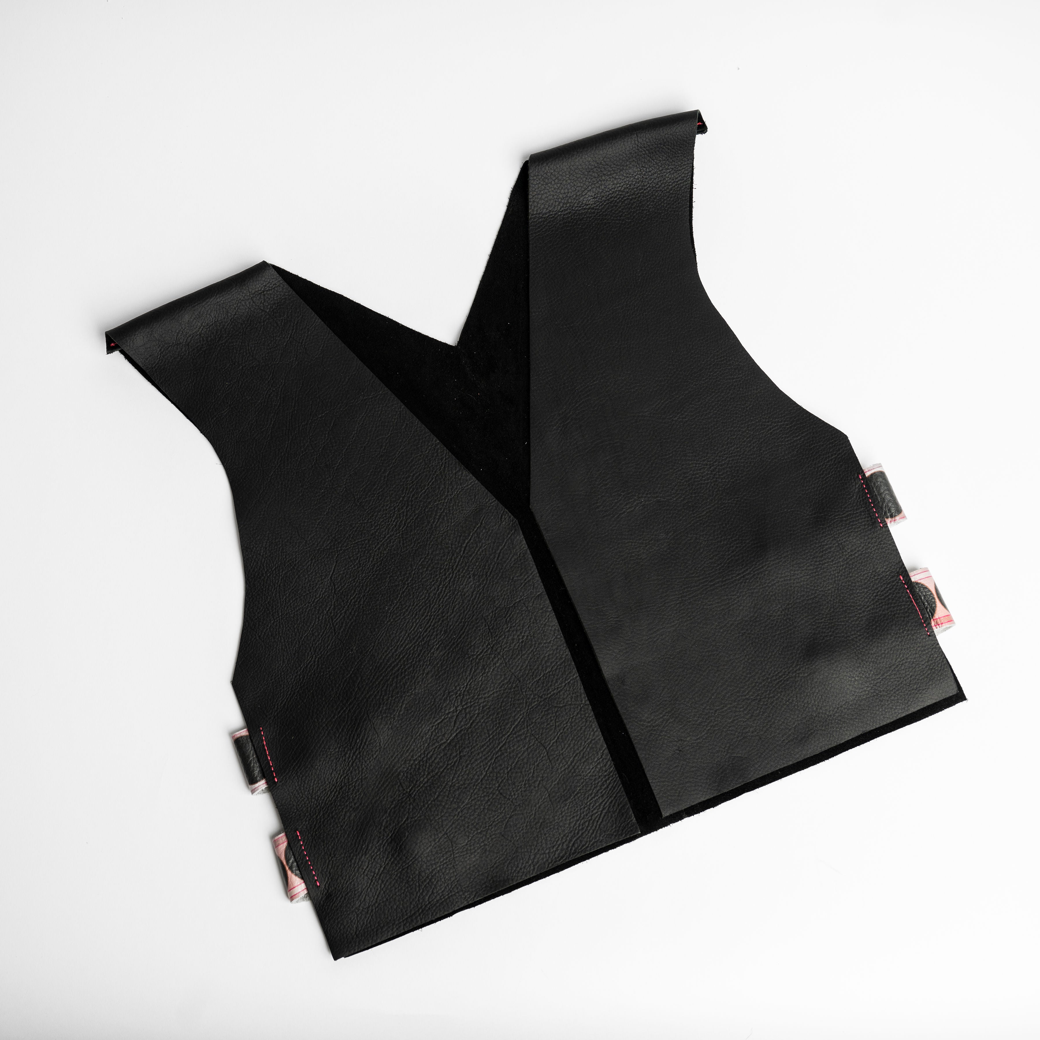 Leather Vests - Open Front