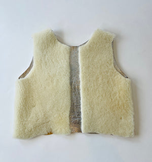 Shearling Vests - Open Front