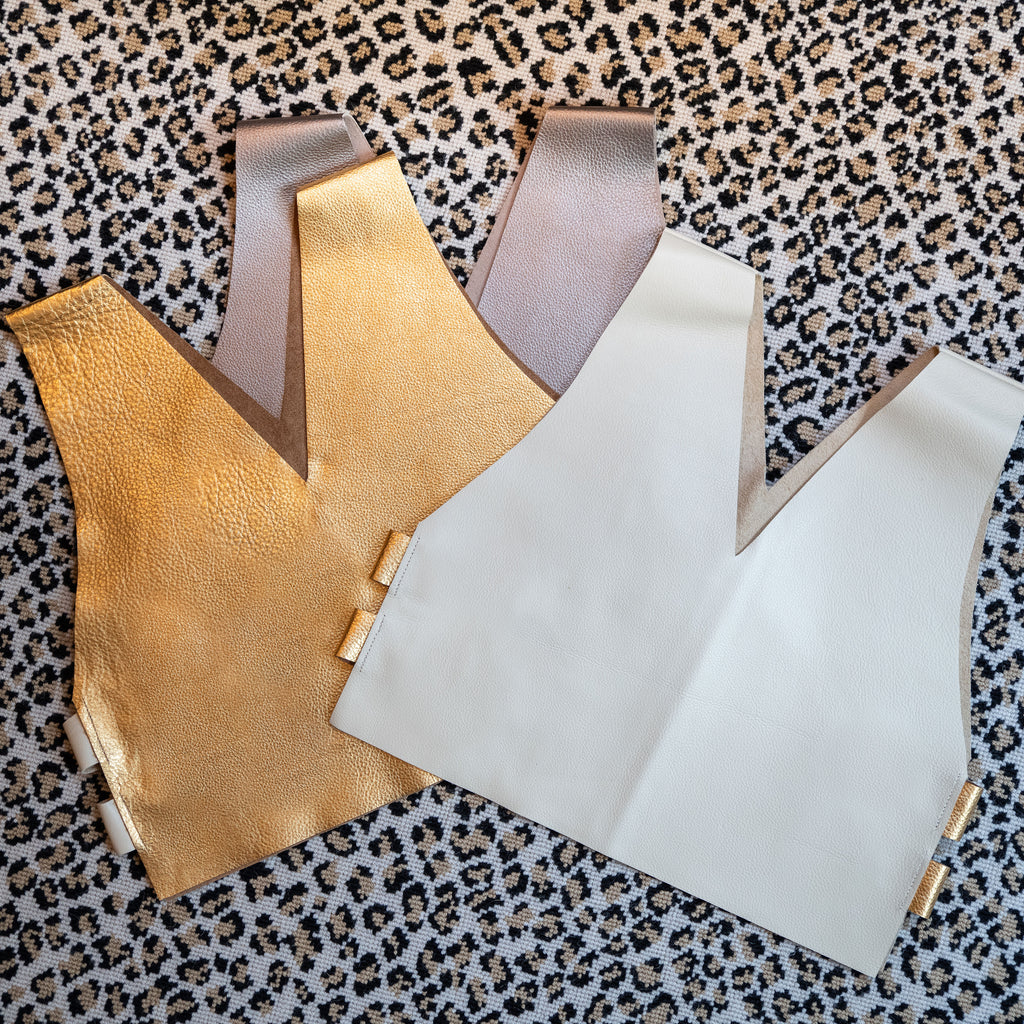 Leather Vests - Closed Front