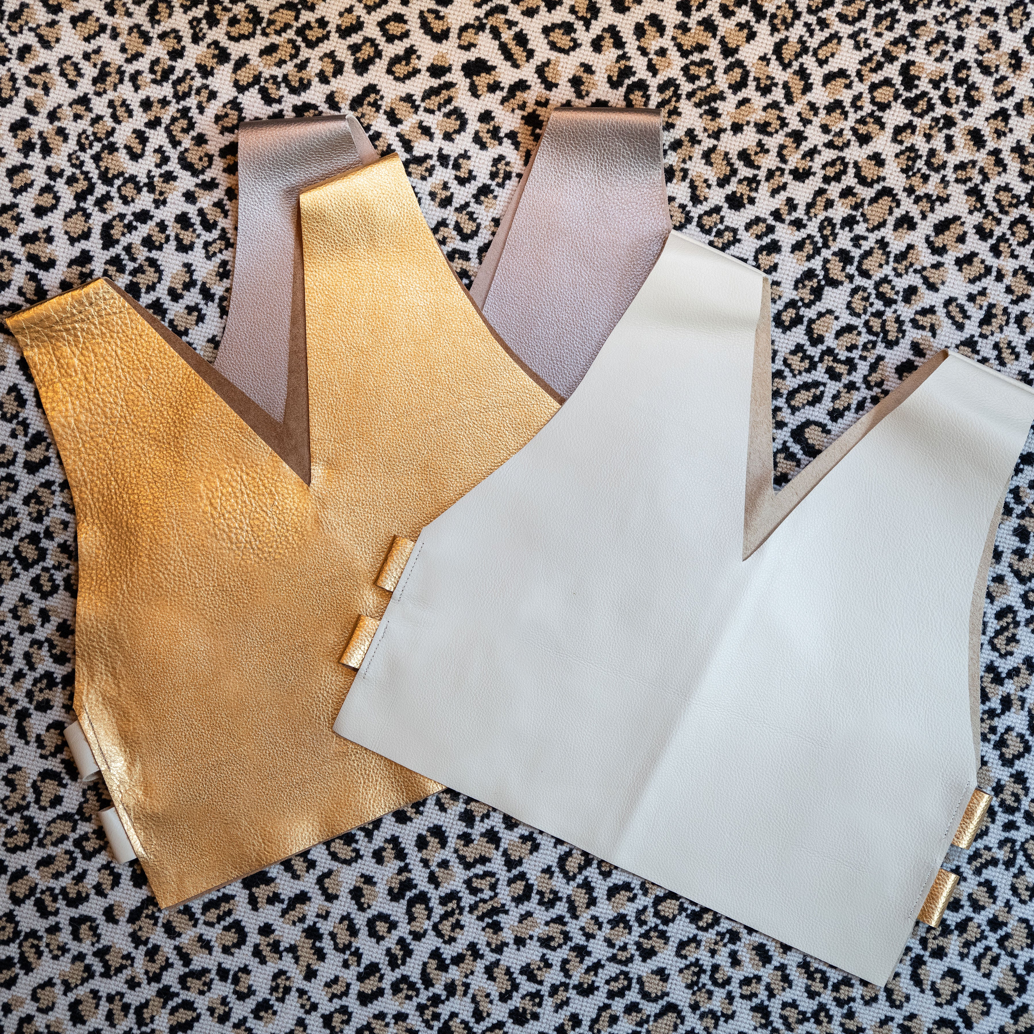 Leather Vests - Closed Front